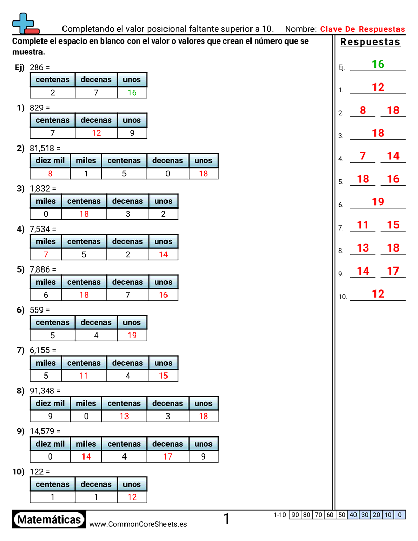  - completar-valores-posicionales-mayores-que-10 worksheet